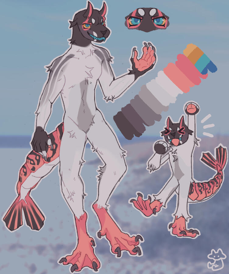 full detail anthro with additional closeup and mini